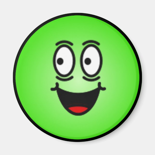 Deluxe Silly Smiley faces Magnet (Front)