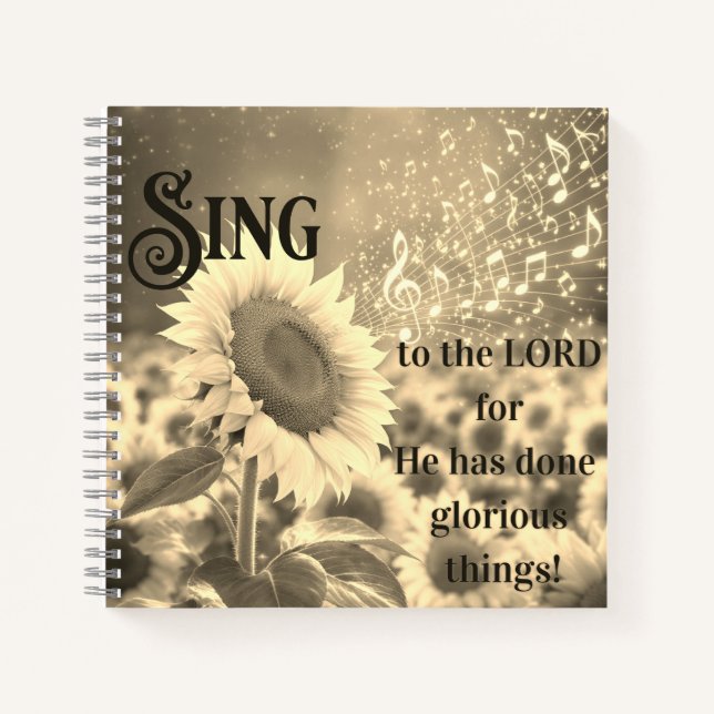 Deluxe Spiral Notebook Hardcover (Front)