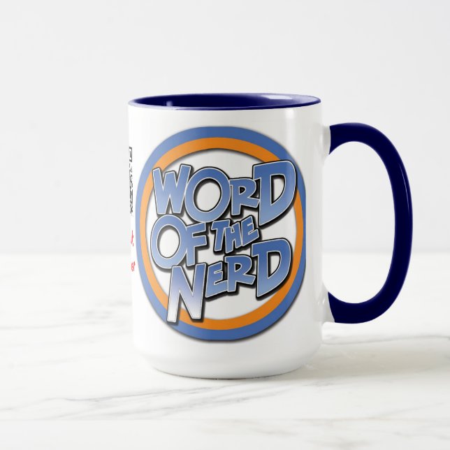 Deluxe Word of the Nerd 15oz mug (Right)