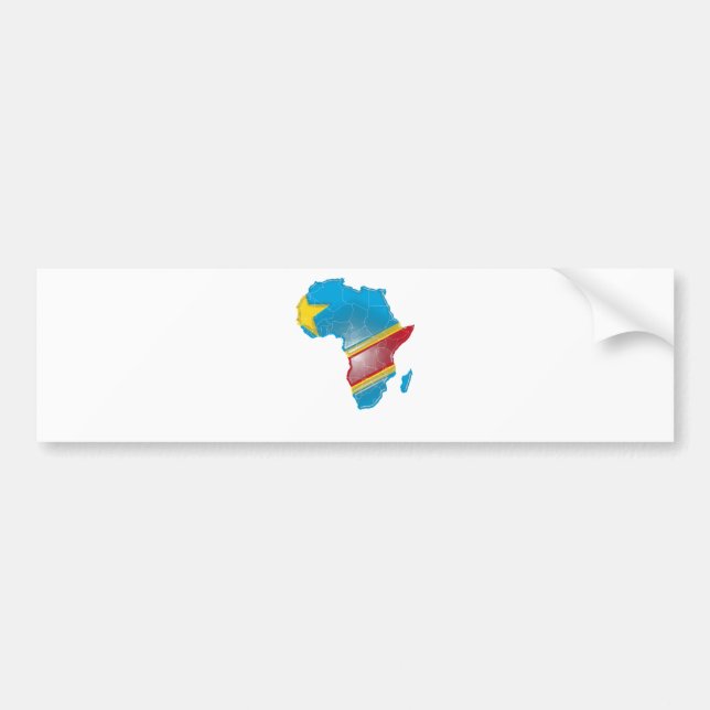 Dem. Rep. Congo Bumper Sticker (Front)