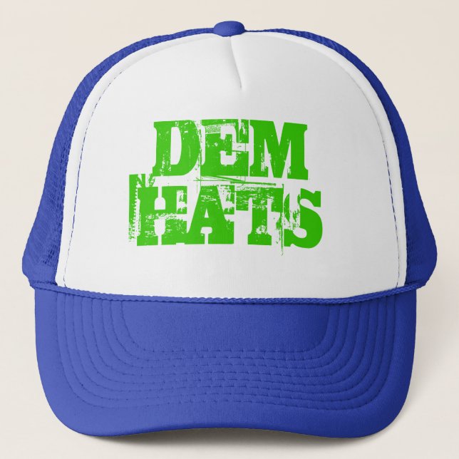 DEM Trashed Trucker Hat (Front)
