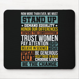Demand Equality Defend The Constitution Believe In Mouse Pad