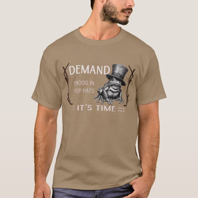Demand Frog in Top Hats (Front)