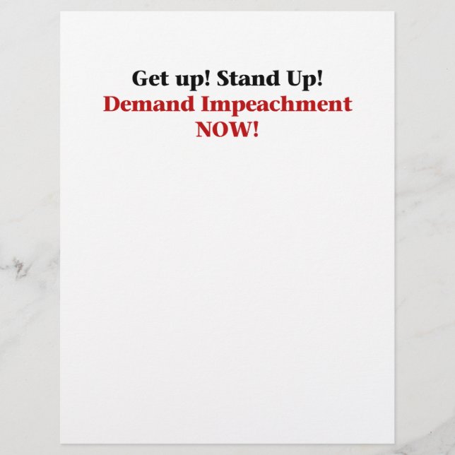 Demand Impeachment Now (Front)
