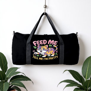 Demanding Diva Feline Duffle Bag