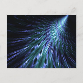 Demented Vortex Abstract Postcard