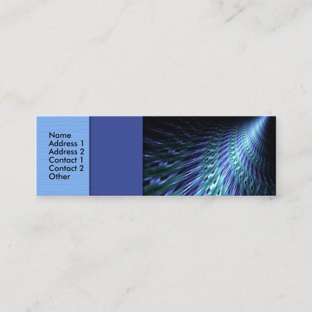 Demented Vortex Skinny Contact Card (Front)