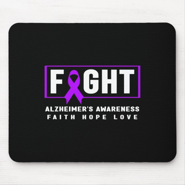 Dementia Awareness - Heimer Fight Heimerheimer’s A Mouse Pad (Front)
