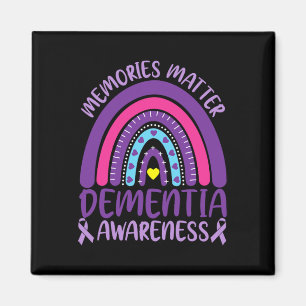 Dementia Awareness Heimerheimer Awareness End Heim Magnet
