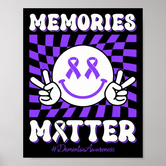 Dementia Awareness Memories Problem Heimerheimer  Poster (Front)