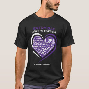 Dementia Gifts In Memory Of Grandma Alzheimer'S Aw T-Shirt