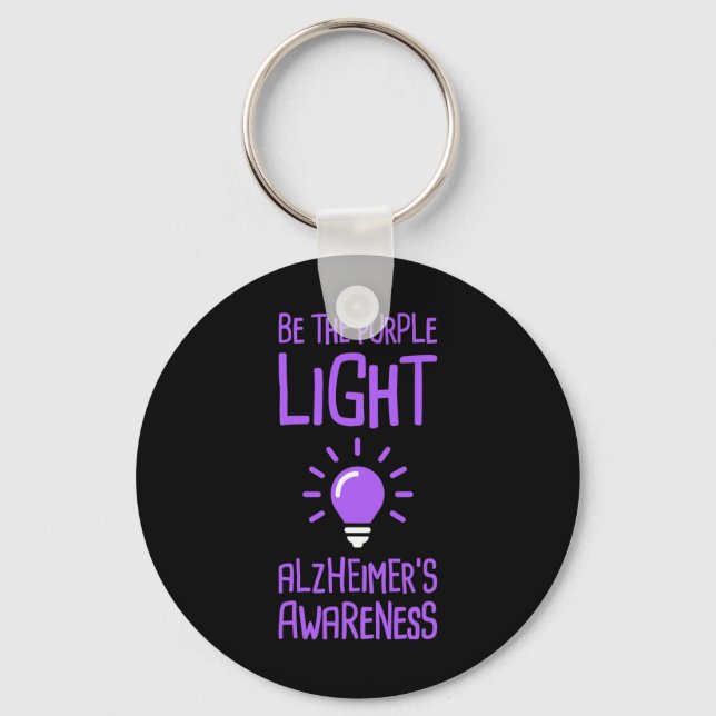 Dementia Heimer Disease Awareness 1  Key Ring (Front)
