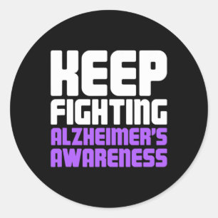 Dementia Heimer Disease Awareness 5 Classic Round Sticker