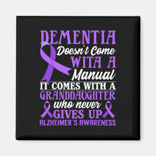 Dementia Warrior Purple Heimerheimer’s Fighter Magnet