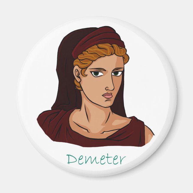 Demeter - Greek Goddess magnet (Front)
