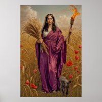 Demeter’s Silent Harvest – A Mournful Portrait