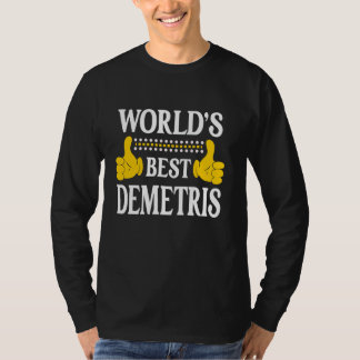 Demetris Personal Name First Name World's Best Dem T-Shirt