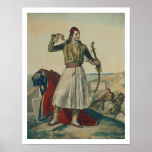Demetrius Mavromichalis, a Greek soldier and patri Poster