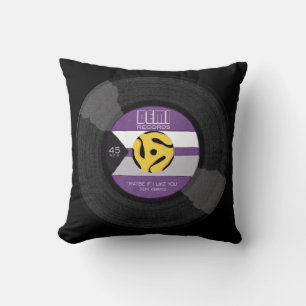 Demi Records Demisexual Pride Vinyl LGBTQ Cushion