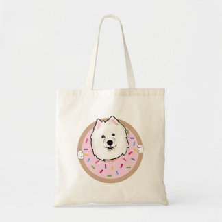 Demi the samoyed  tote bag