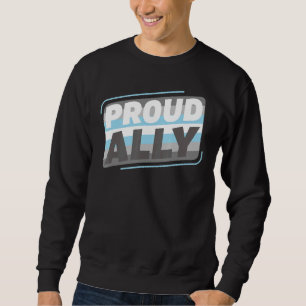 Demiboy Demisexual Proud Ally Lgbt Demiboy Flag Sweatshirt