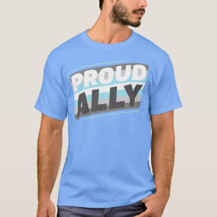 Demiboy Demisexual Proud Ally LGBT Demiboy Flag T-Shirt
