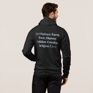 Demiboy Pride - Birthplace: Earth. Race: Human Hoodie