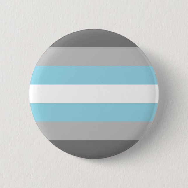 Demiboy Pride Flag 6 Cm Round Badge (Front)