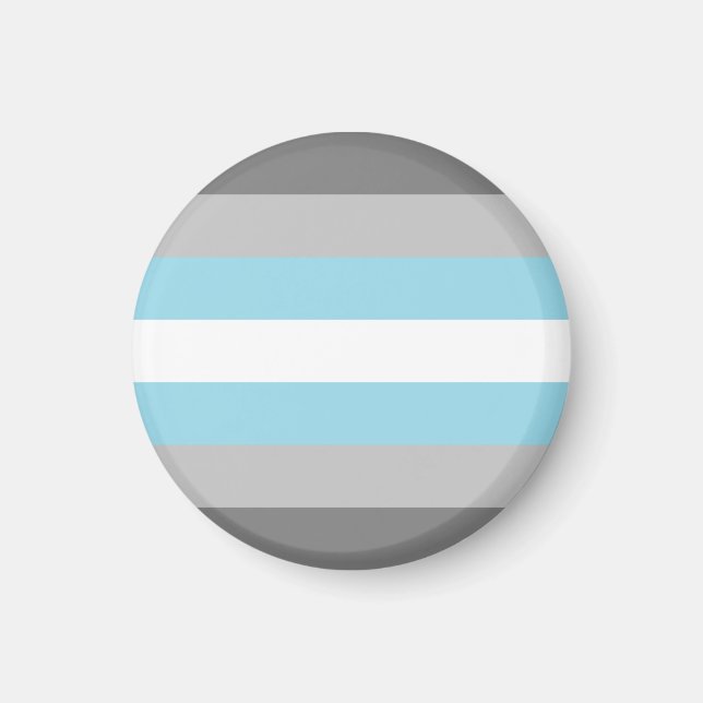 Demiboy Pride Flag Magnet (Front)