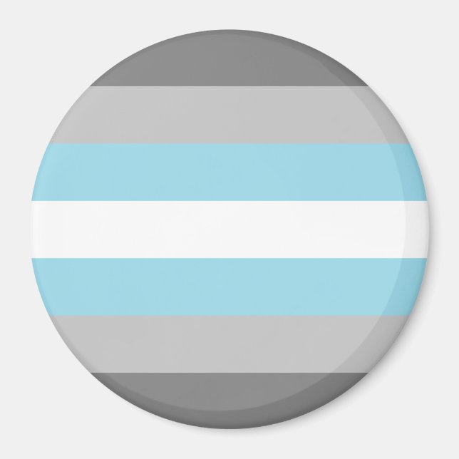 Demiboy Pride Flag Magnet (Front)