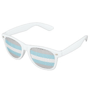 Demiboy Pride Flag Retro Sunglasses