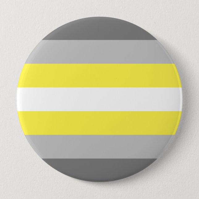 Demigender Pride Flag 10 Cm Round Badge (Front)
