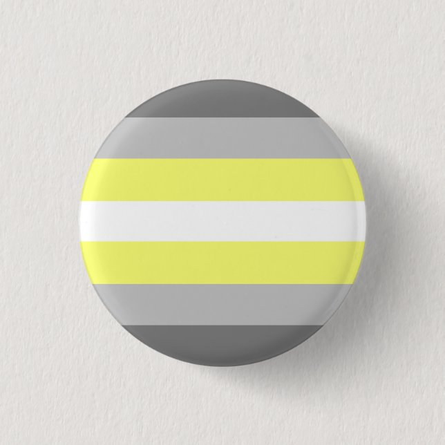 Demigender Pride Flag Badge (Front)