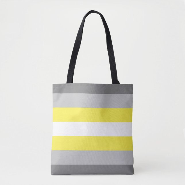 Demigender Pride Flag Tote Bag (Front)