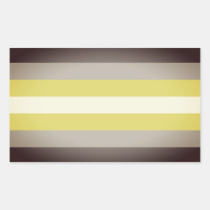Demigender Pride Rectangular Sticker