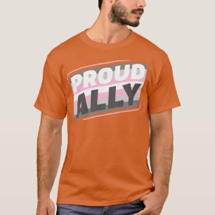 DemiGirl Demisexual Proud Ally LGBT Demigirl Flag T-Shirt