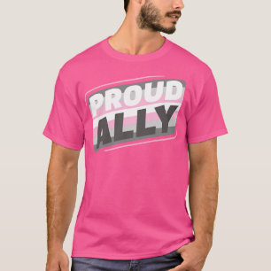 DemiGirl Demisexual Proud Ally LGBT Demigirl Flag T-Shirt