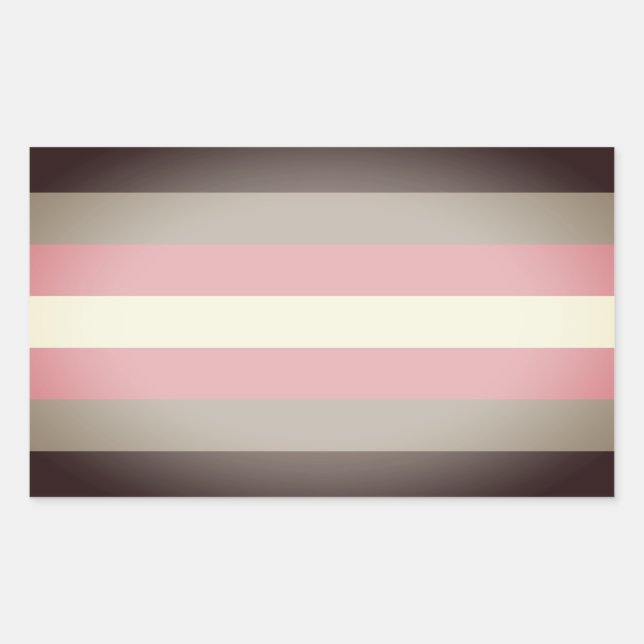 Demigirl Pride Rectangular Sticker (Front)