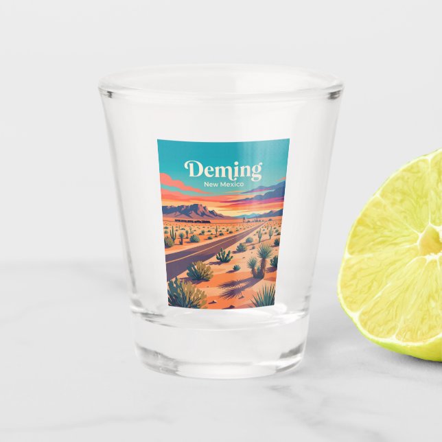 Deming, New Mexico Shot Glass (Front)
