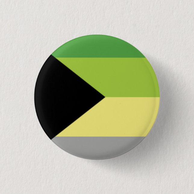 Demiromantic flag button (Front)