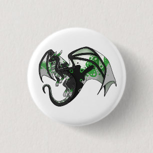 Demiromantic Pride Dragon 3 Cm Round Badge