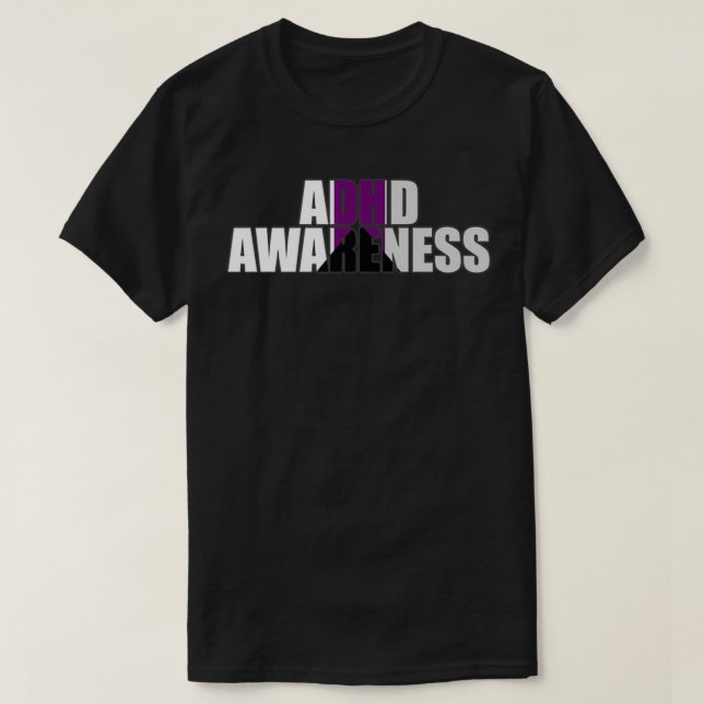 Demisexual ADHD Awareness T-Shirt (Design Front)