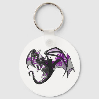 Demisexual Pride Dragon Key Ring