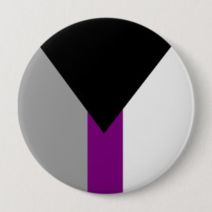 Demisexual Pride Flag 10 Cm Round Badge
