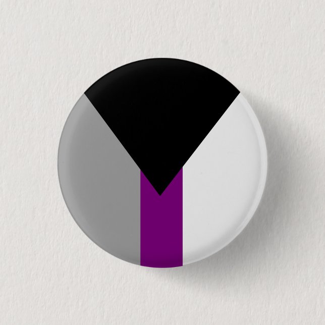 Demisexual Pride Flag 3 Cm Round Badge (Front)