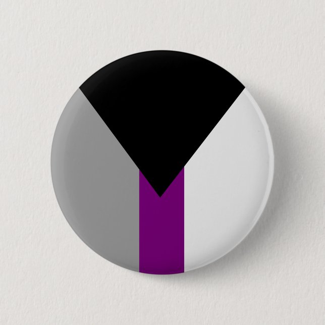 Demisexual Pride Flag 6 Cm Round Badge (Front)