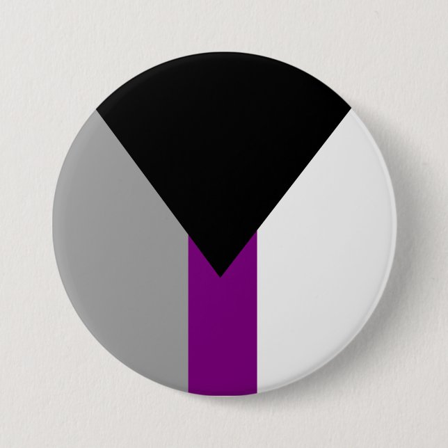 Demisexual Pride Flag 7.5 Cm Round Badge (Front)