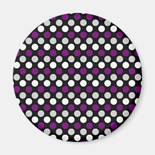 Demisexual Pride Flag Colours Polkadots Magnet