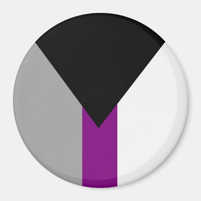 Demisexual Pride Flag Magnet (Front)
