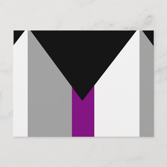 Demisexual Pride Flag Postcard (Front)
